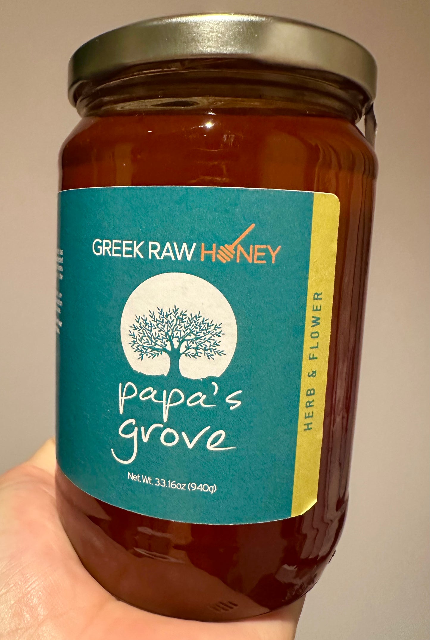 Herb & Flower Raw Honey Papa's Grove