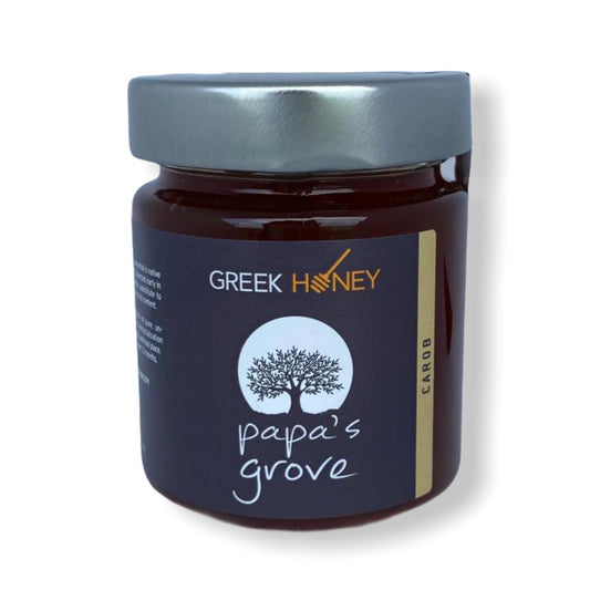Carob Raw Honey Papa's Grove