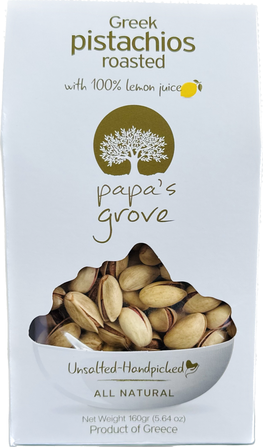 Pistachios Baked in 100% Lemon Juice! Unsalted