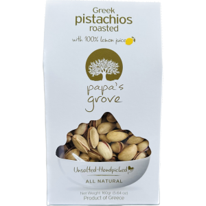 Pistachios Baked in 100% Lemon Juice! Unsalted